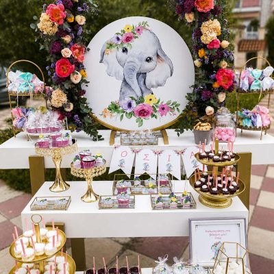 Στολισμός Βάπτισης | Floral Elephant