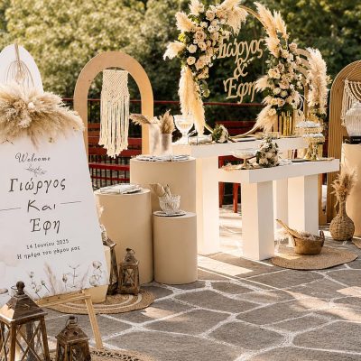 Στολισμός Γάμου | Boho Elegance