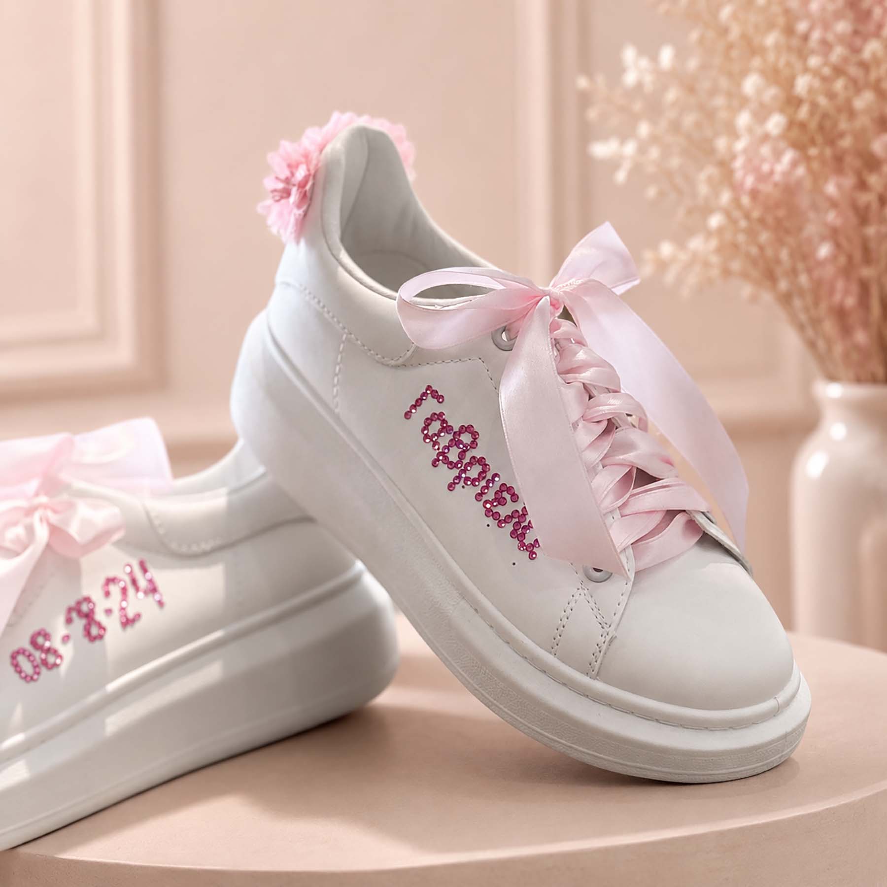 Custom Sneakers βάπτισης με ημερομηνία & όνομα - Image 3