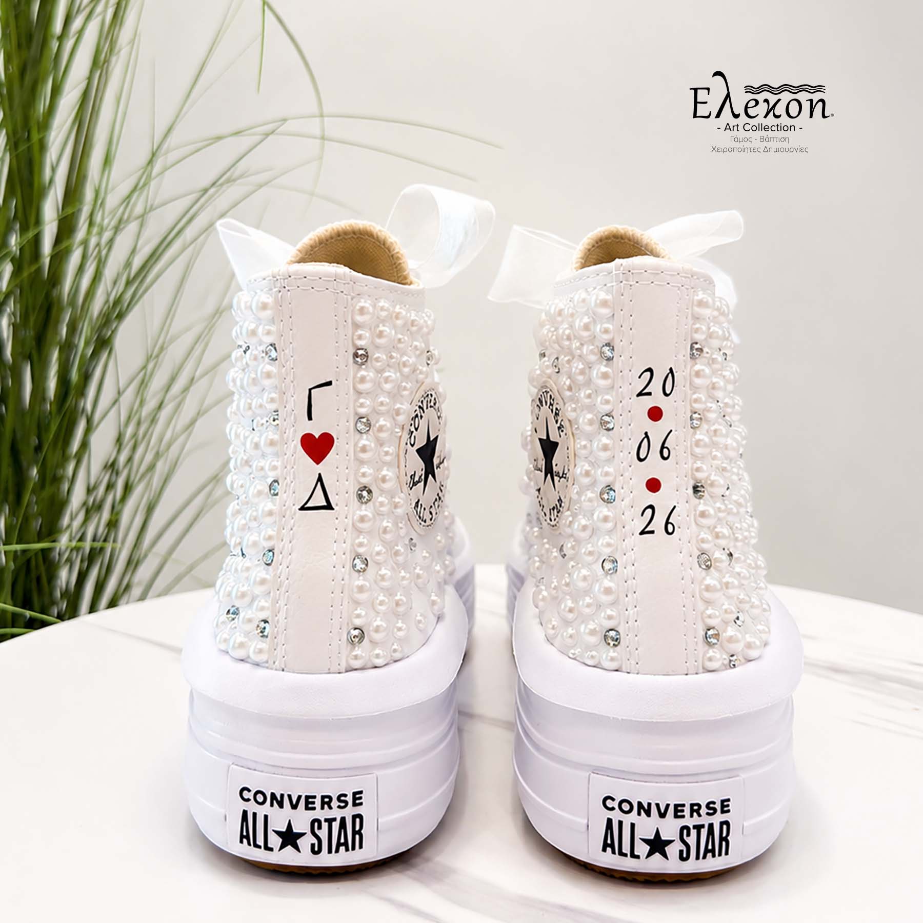 Νυφικά Chuck Taylor All Star Προσωποποιημένα | Move Platform leather - Image 2