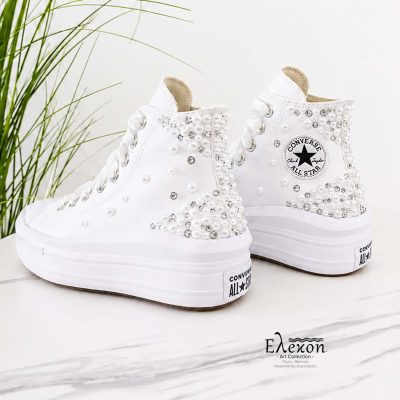 Νυφικά Chuck Taylor All Star Move Platform leather