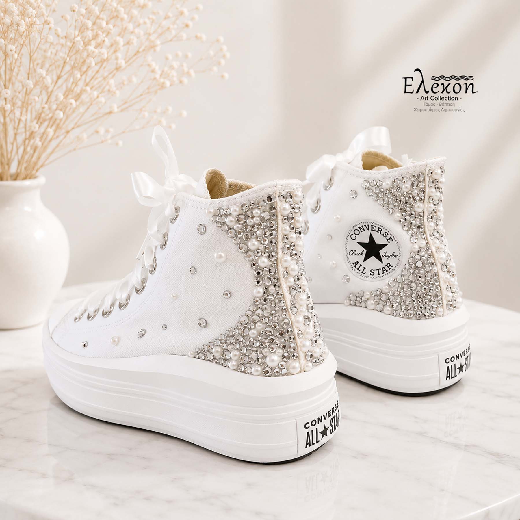 Νυφικά sneakers | Chuck Taylor All Star Strass Edition - Image 3