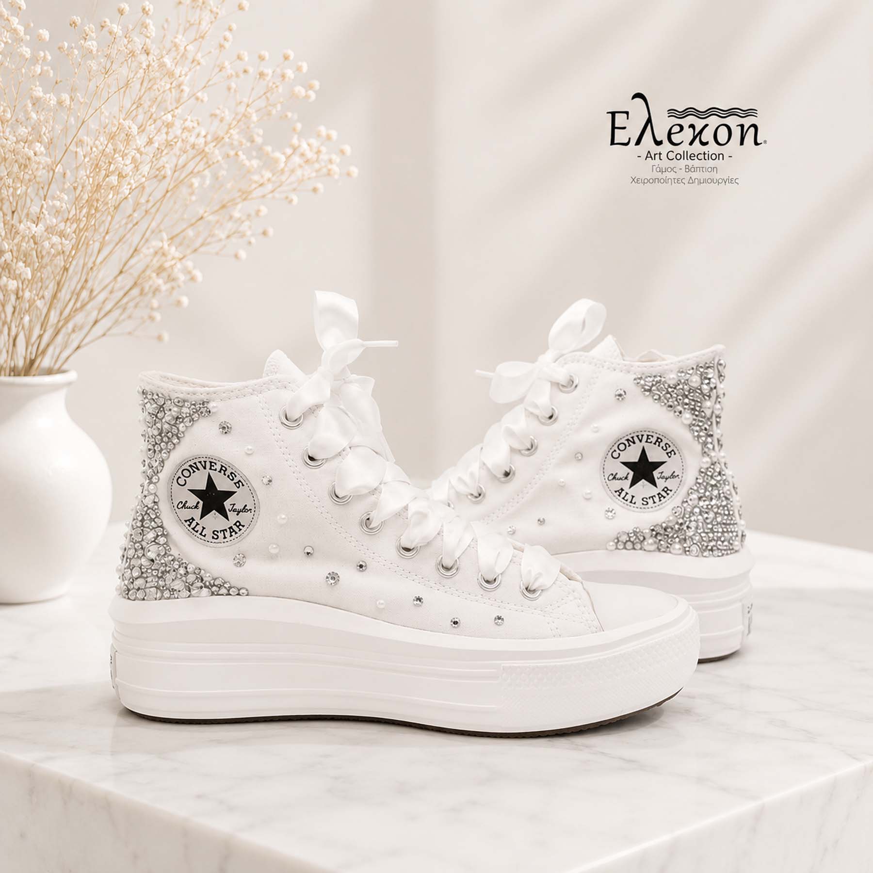 Νυφικά sneakers | Chuck Taylor All Star Strass Edition - Image 4