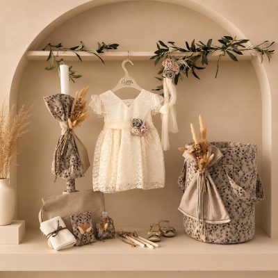 Ολοκληρωμένο πακέτο Βάπτισης για κορίτσι | Boho Eycalyptus